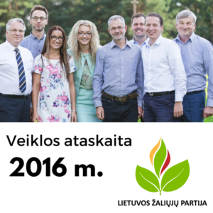 Read more about the article Susipažinkite su 2016 metų Lietuvos žaliųjų partijos veiklos ataskaita