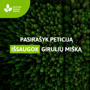 Read more about the article Peticija dėl Girulių miško išsaugojimo